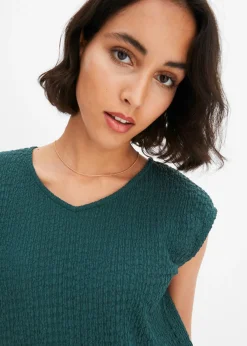 Clearance Top de crepé ligero Mujer Camisetas