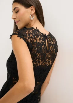 Outlet Top de encaje Mujer Camisetas|Novedades