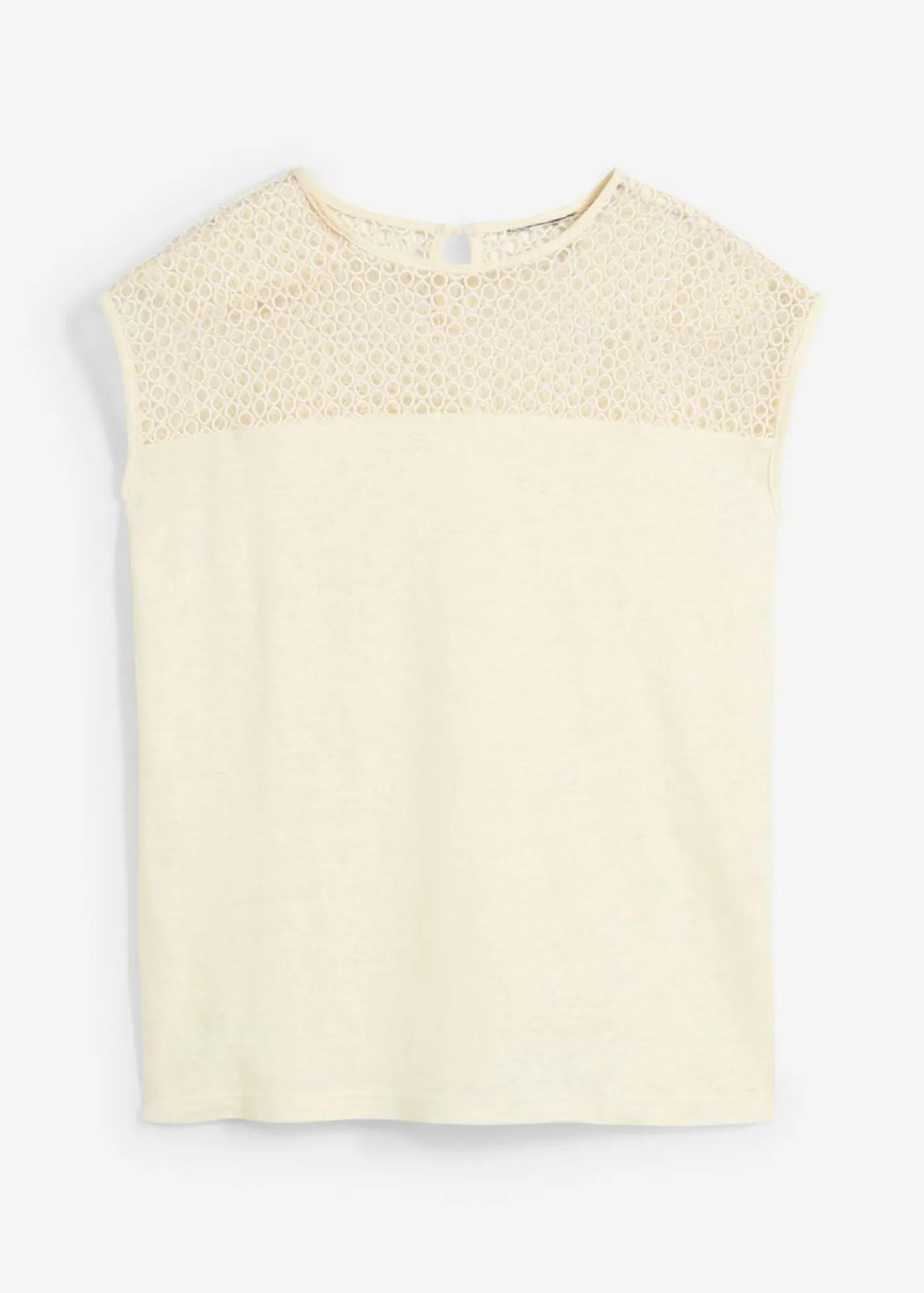 Outlet Top de lino puro Mujer Premium|Camisetas