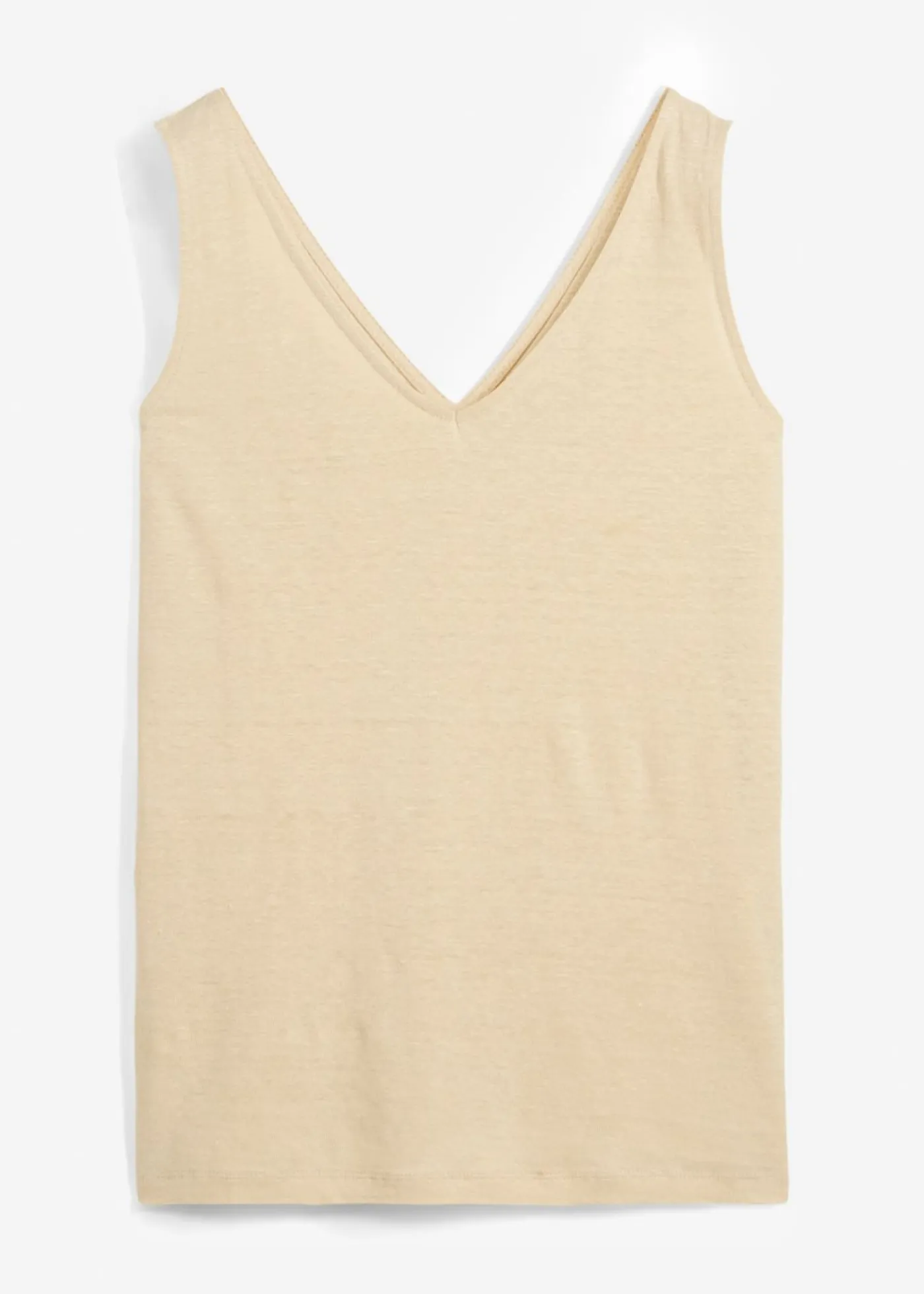 Hot Top de lino puro Mujer Camisetas