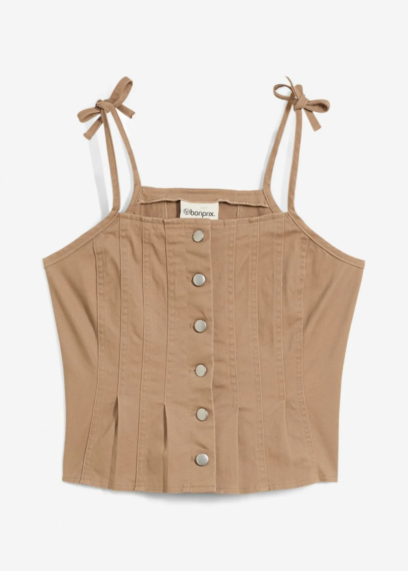 Best Top de mezcla de algodón elástico con tirantes finos Mujer Conjuntos De Ropa|Camisetas