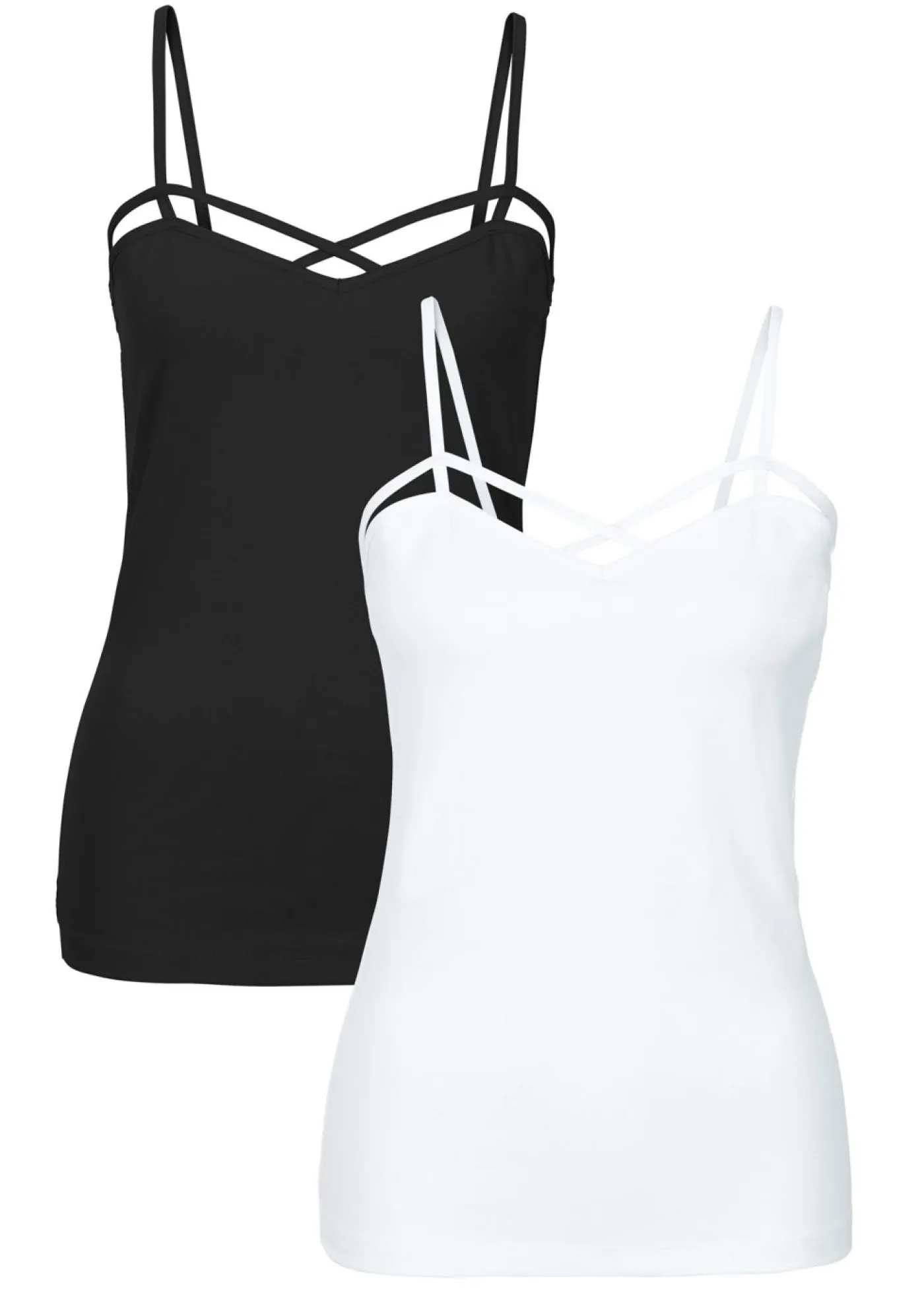Online Top de mezcla de algodón (2 unidades) Mujer Camisetas