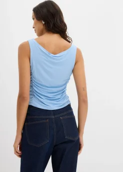 New Top de mezcla de viscosa suave Mujer Camisetas