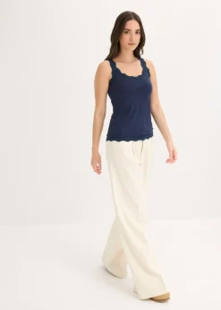 Hot Top de mezcla de viscosa suave (2 unidades) Mujer Camisetas