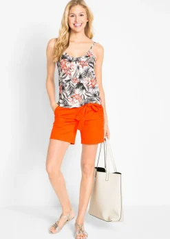 Best Top de mezcla de viscosa suave con tirantes finos Mujer Camisetas