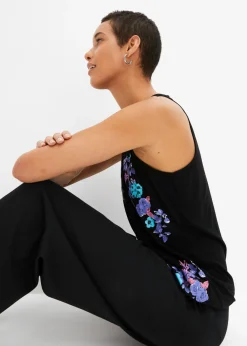 New Top de mezcla de viscosa fluida Mujer Camisetas