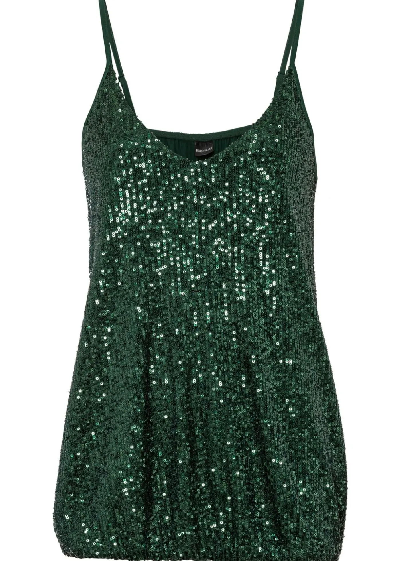 Hot Top de mezcla de viscosa suave con tirantes finos y lentejuelas Mujer Camisetas
