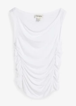 Online Top de mezcla de viscosa suave Mujer Camisetas