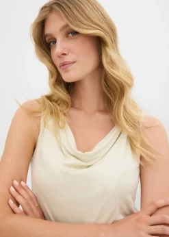 Discount Top de mezcla de viscosa suave Mujer Camisetas