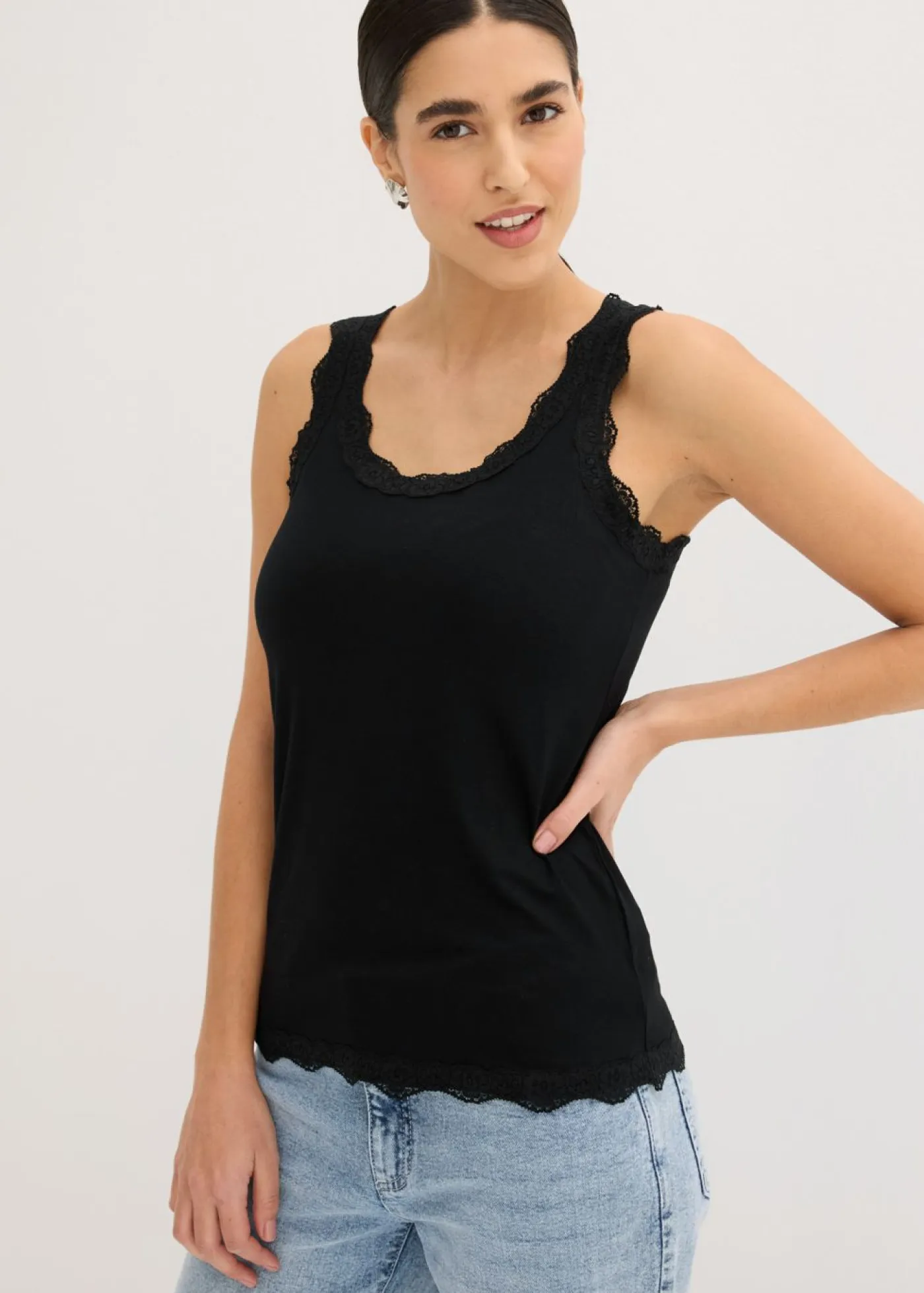 Clearance Top de mezcla de viscosa suave (2 unidades) Mujer Camisetas