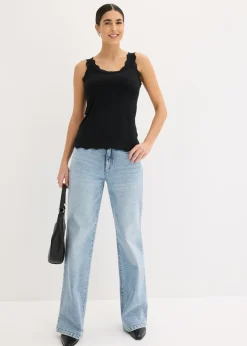 Clearance Top de mezcla de viscosa suave (2 unidades) Mujer Camisetas
