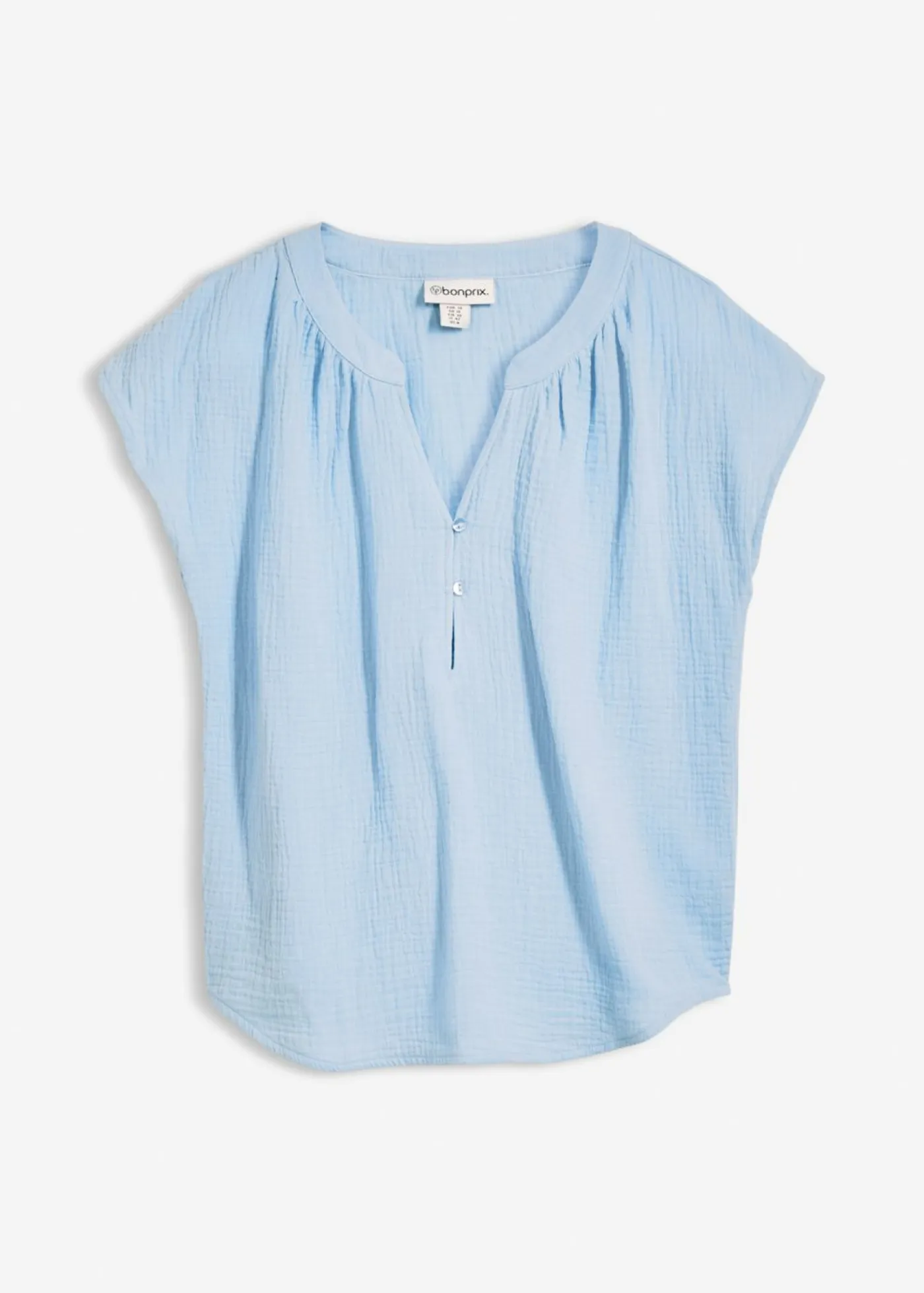 New Top de muselina de algodón puro Mujer Camisas Y Blusas