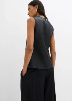 Hot Top de piel sintética Mujer Esenciales|Camisetas