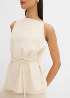 Outlet Top de piqué Mujer Conjuntos De Ropa|Esenciales