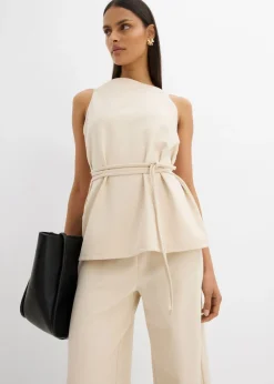 Outlet Top de piqué Mujer Conjuntos De Ropa|Esenciales