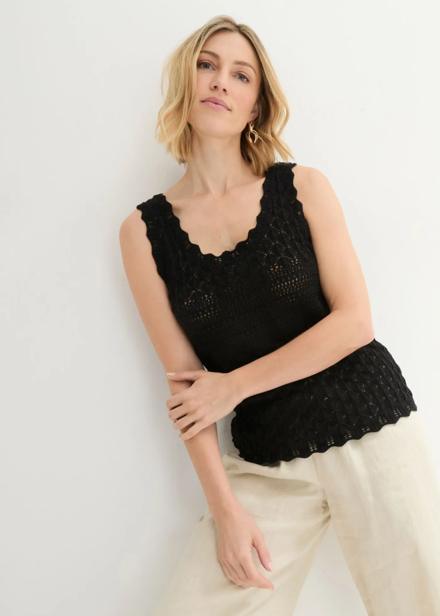 Top de punto Mujer Camisetas|Ropa De Punto