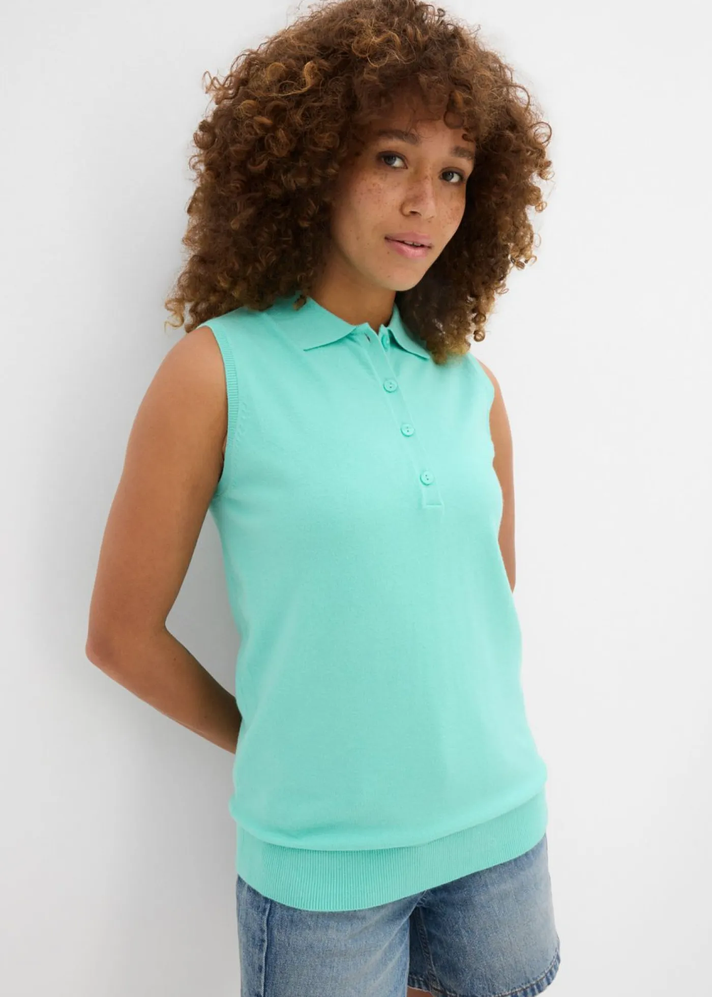 Clearance Top de punto Mujer Básicos|Camisetas