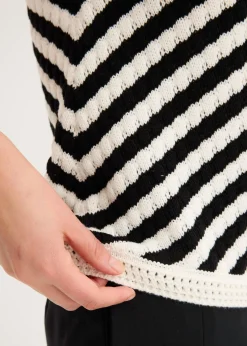Hot Top de punto Mujer Camisetas|Ropa De Punto