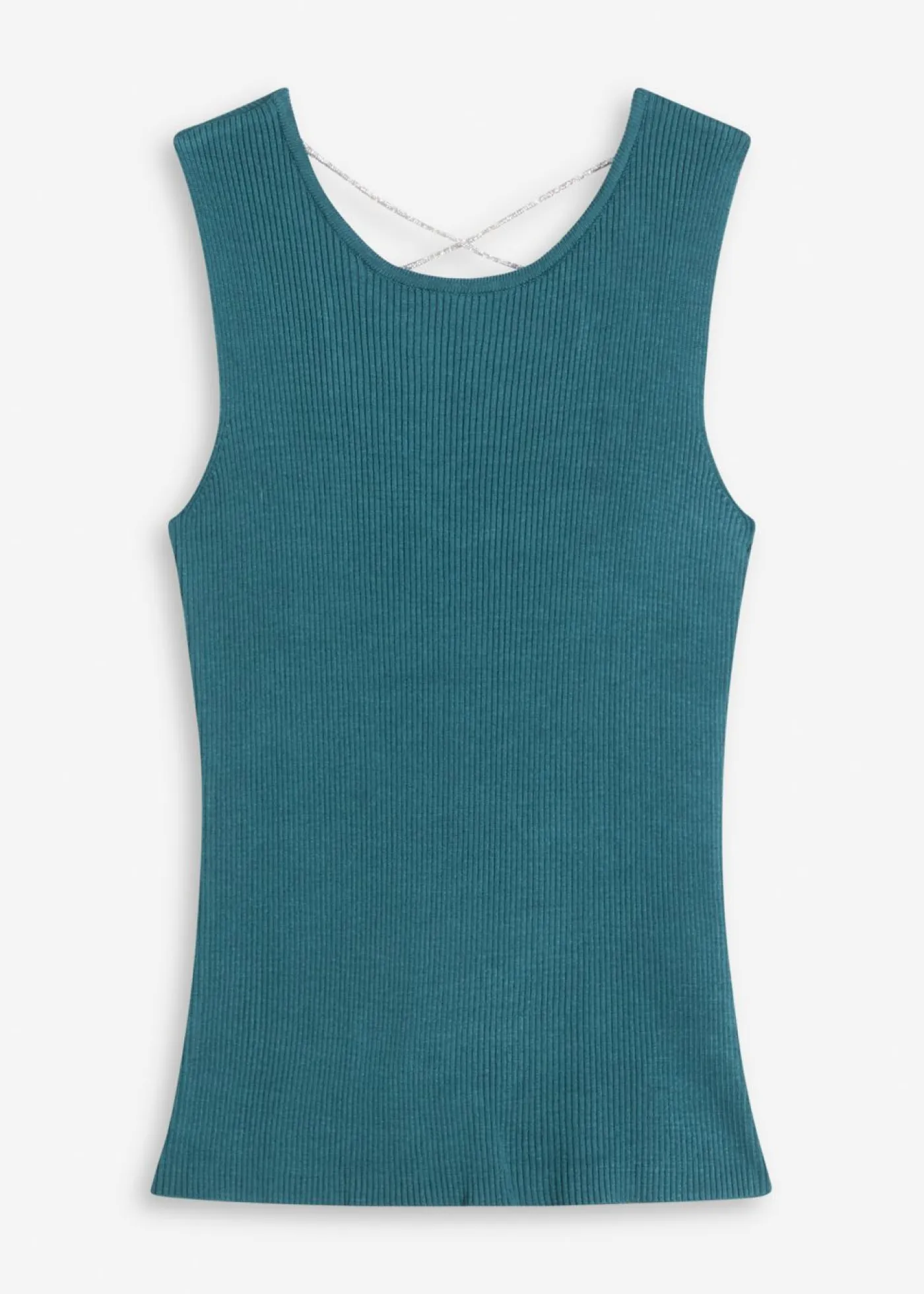 Discount Top de punto con cinta brillante Mujer Camisetas|Ropa De Punto