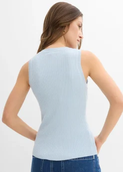 Discount Top de punto con viscosa Mujer Camisetas|Novedades