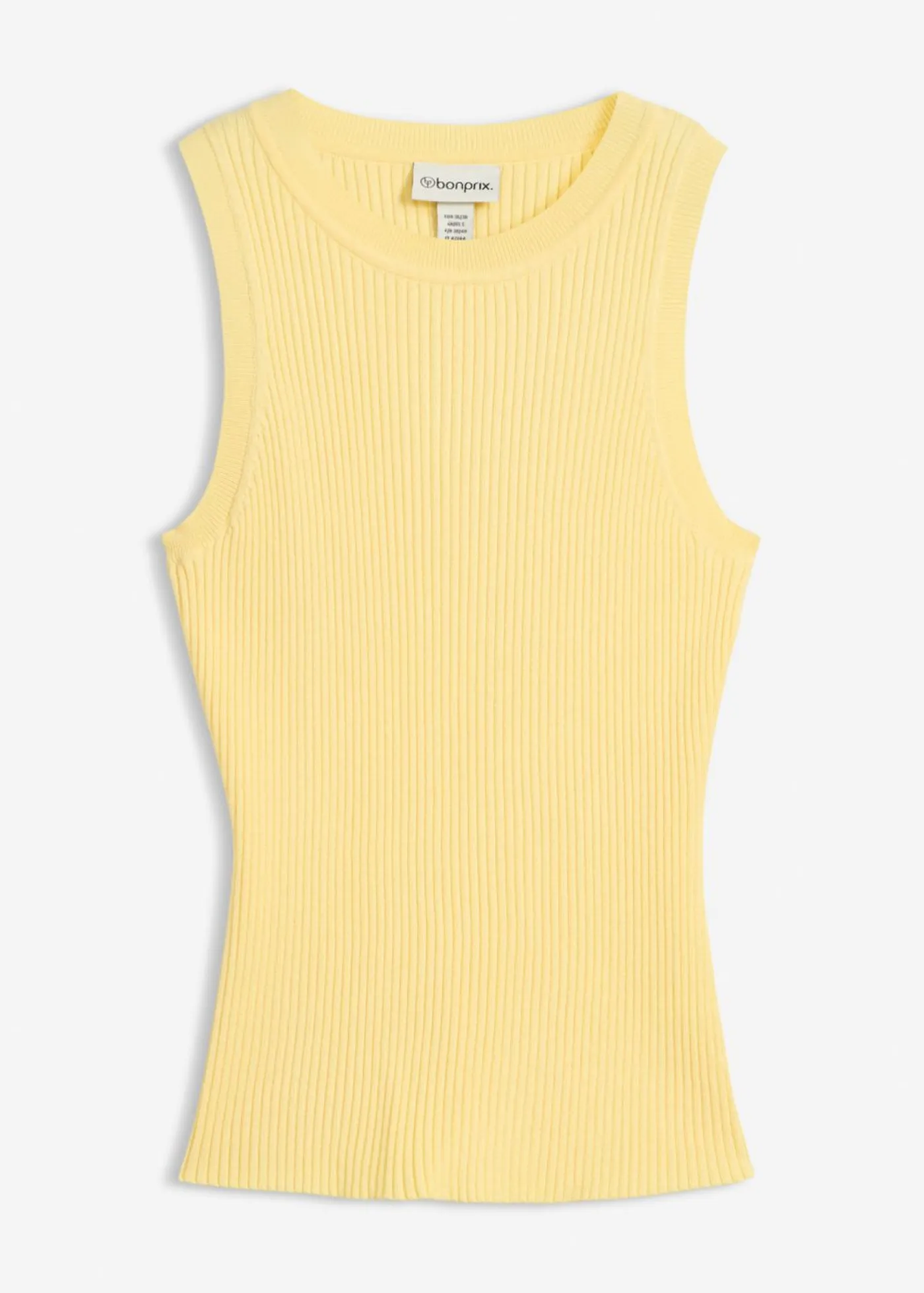 Top de punto con viscosa Mujer Camisetas|Novedades
