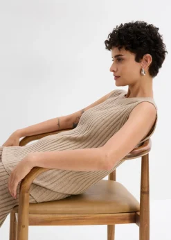 New Top de punto de mezcla de viscosa Mujer Conjuntos De Ropa|Esenciales