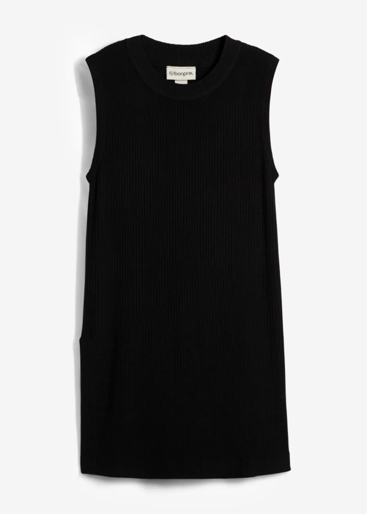 Top de punto de mezcla de viscosa Mujer Esenciales|Camisetas