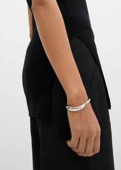Top de punto de mezcla de viscosa Mujer Esenciales|Camisetas