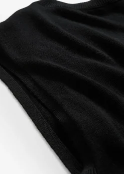 Online Top de punto de viscosa fina con forma abullonada Mujer Esenciales|Camisetas