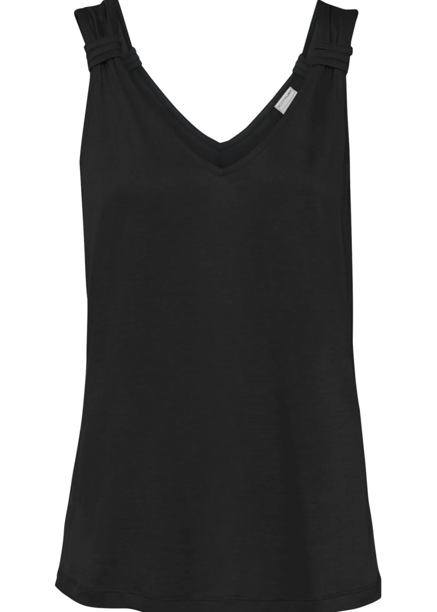 Outlet Top de punto de viscosa pura Mujer Camisetas