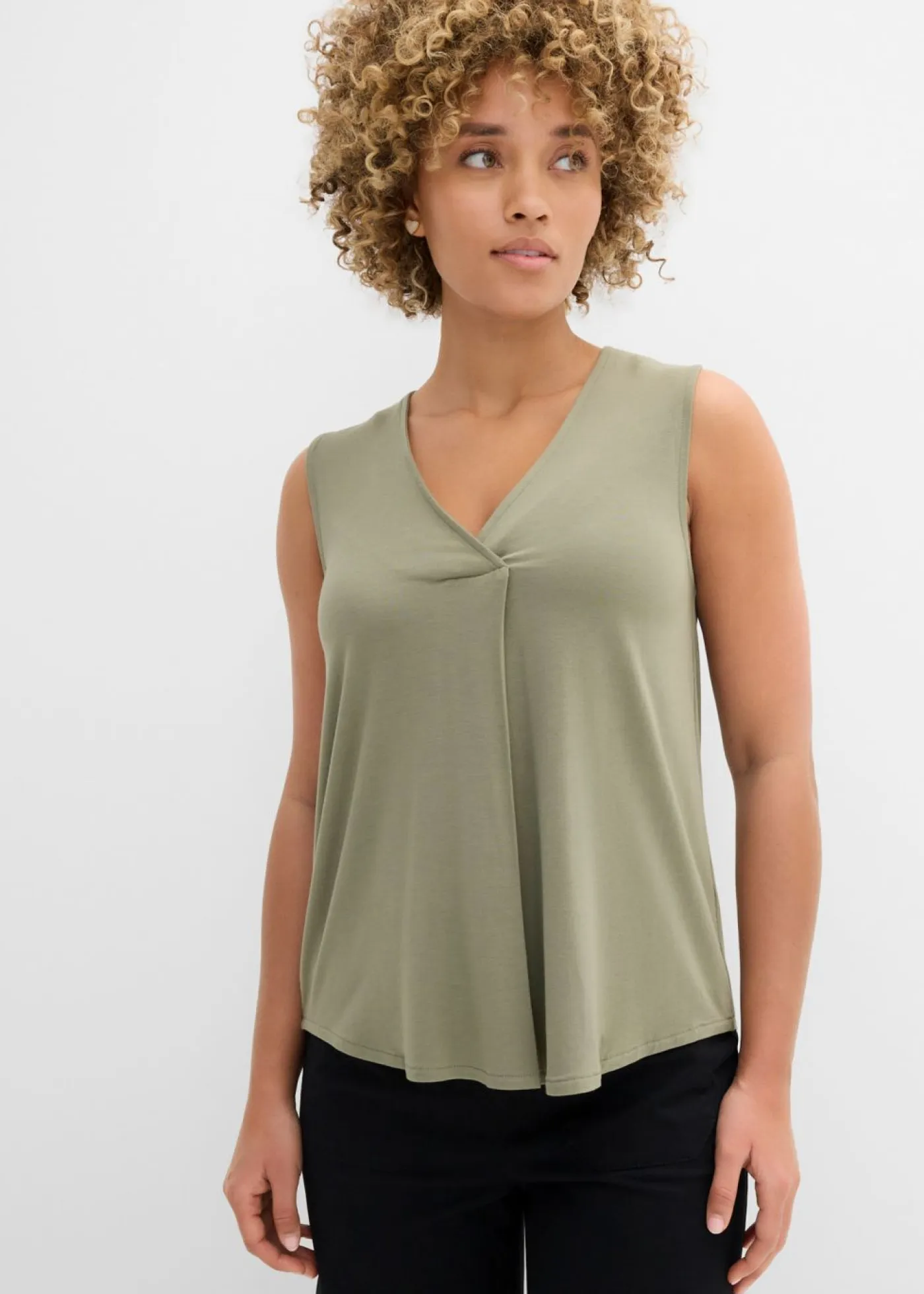 Sale Top de suave mezcla de viscosa Mujer Camisetas|Novedades