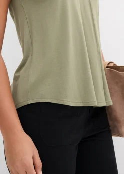 Sale Top de suave mezcla de viscosa Mujer Camisetas|Novedades