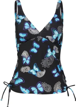 Top de tankini con cordones Mujer Conjuntos De Traje De Baño|Tankinis