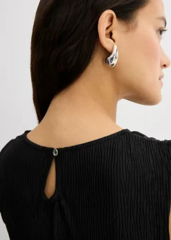 Best Top de tejido arrugado estructurado Mujer Esenciales|Camisetas