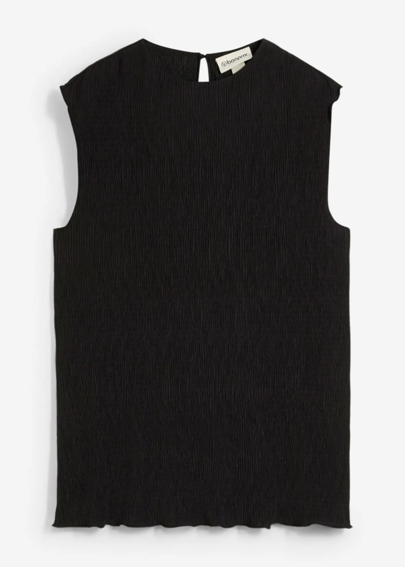 Discount Top de tejido arrugado estructurado Mujer Esenciales|Camisetas