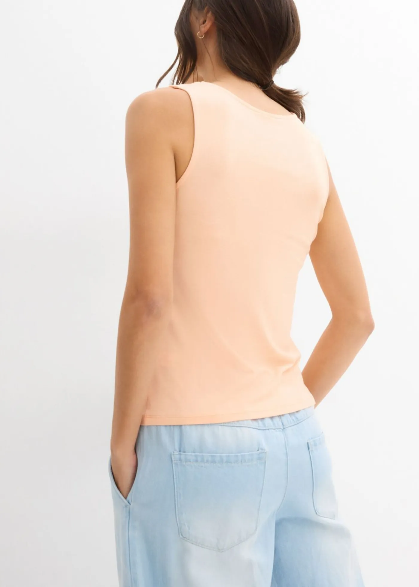 Top de viscosa suave (2 unidades) Mujer Básicos|Camisetas