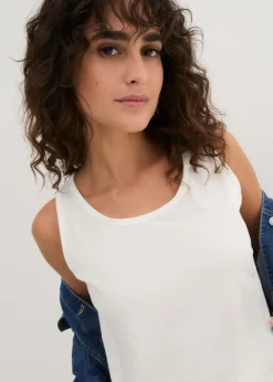 Outlet Top largo de algodón orgánico puro (5 unidades) Mujer Camisetas Interiores|Básicos