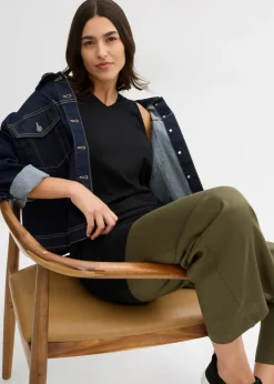 Discount Top largo de algodón orgánico puro (2 unidades) Mujer Camisetas Interiores|Básicos