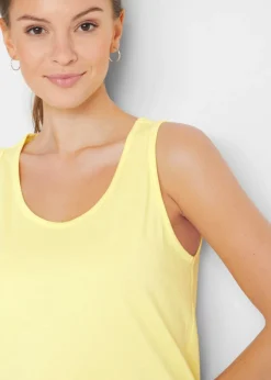 New Top largo de algodón orgánico puro (5 unidades) Mujer Camisetas Interiores|Básicos