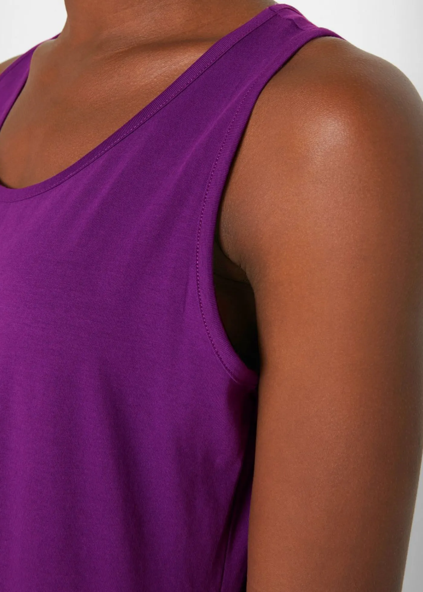 Discount Top largo de algodón orgánico puro (5 unidades) Mujer Camisetas Interiores|Básicos