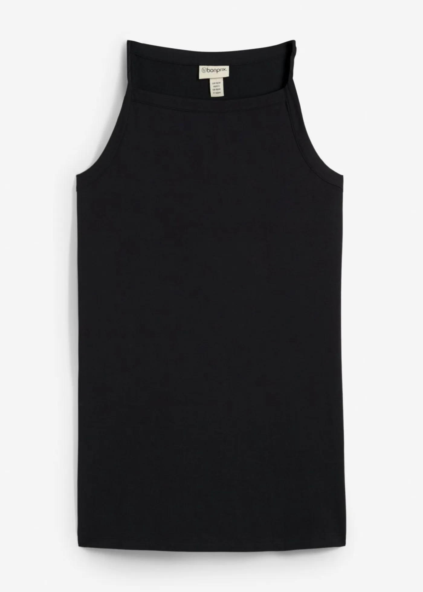 Clearance Top largo de mezcla de algodón elástico Mujer Esenciales|Camisetas