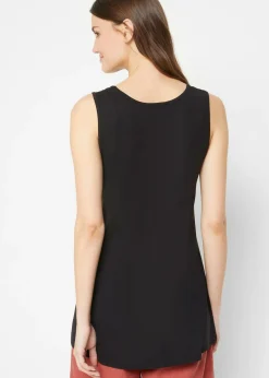 Sale Top largo de viscosa suave (2 unidades) Mujer Básicos|Camisetas