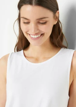 New Top largo de viscosa suave (2 unidades) Mujer Básicos|Camisetas