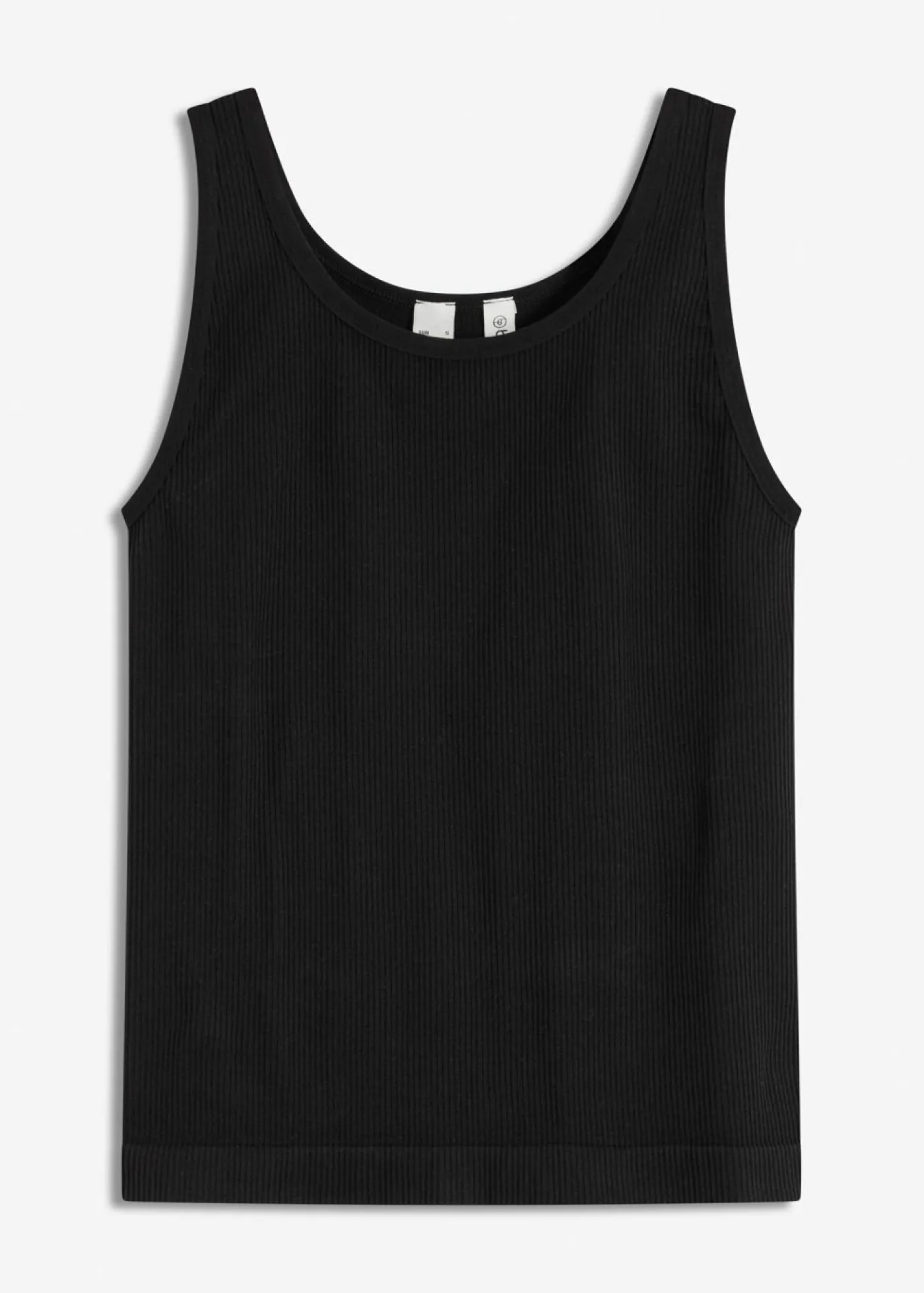 Online Top largo sin costuras de canalé Mujer Ropa Deportiva|Camisetas