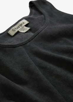 Clearance Top sin mangas de algodón orgánico puro Mujer Camisetas
