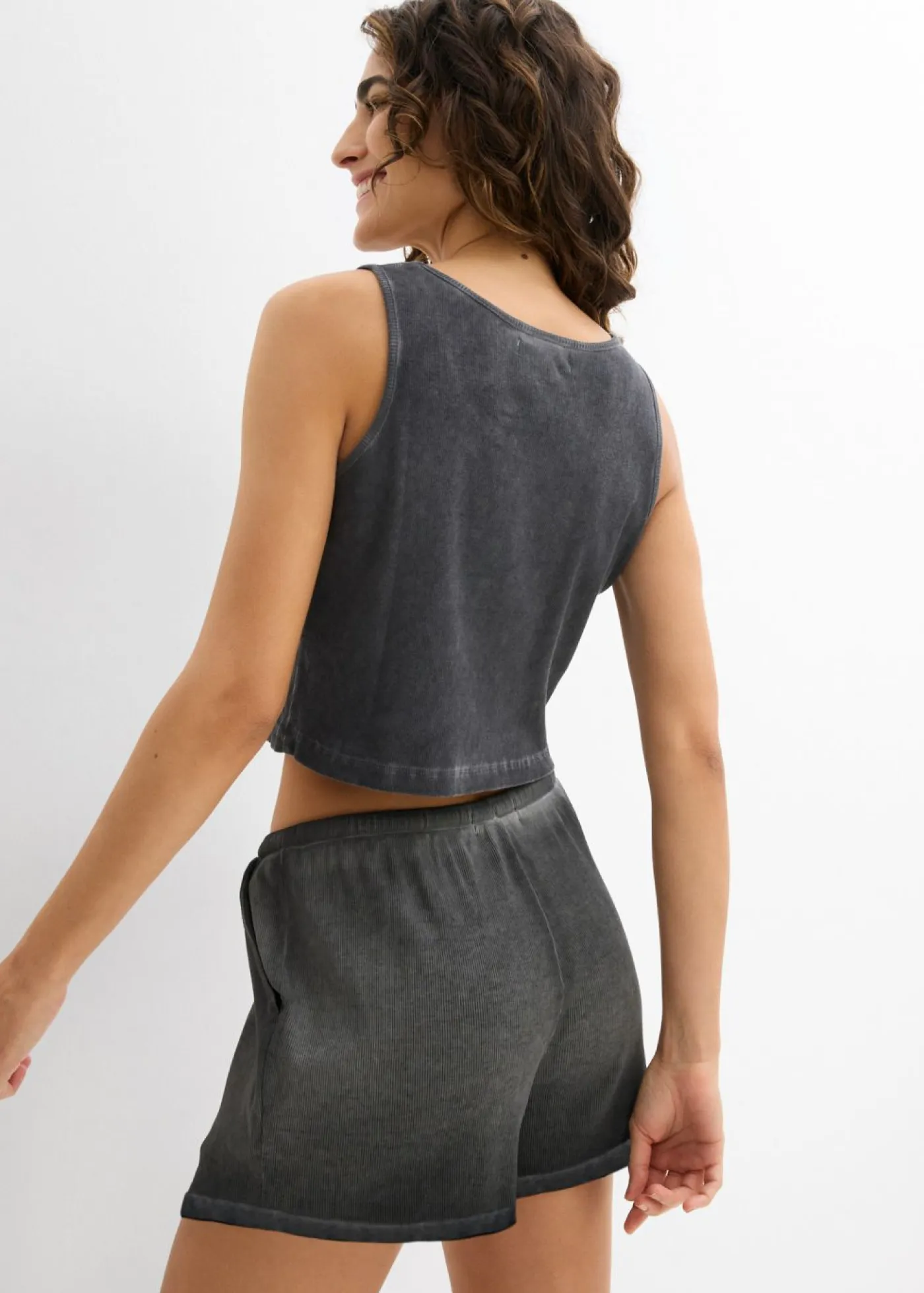 Clearance Top sin mangas de algodón orgánico puro Mujer Camisetas
