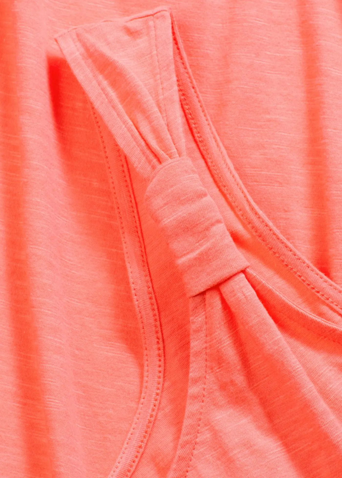 Clearance Top sin mangas de algodón orgánico puro Mujer Camisetas