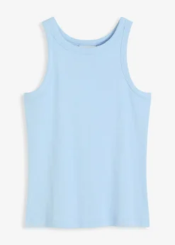 Discount Top sin mangas de canalé Mujer Camisetas Interiores|Básicos