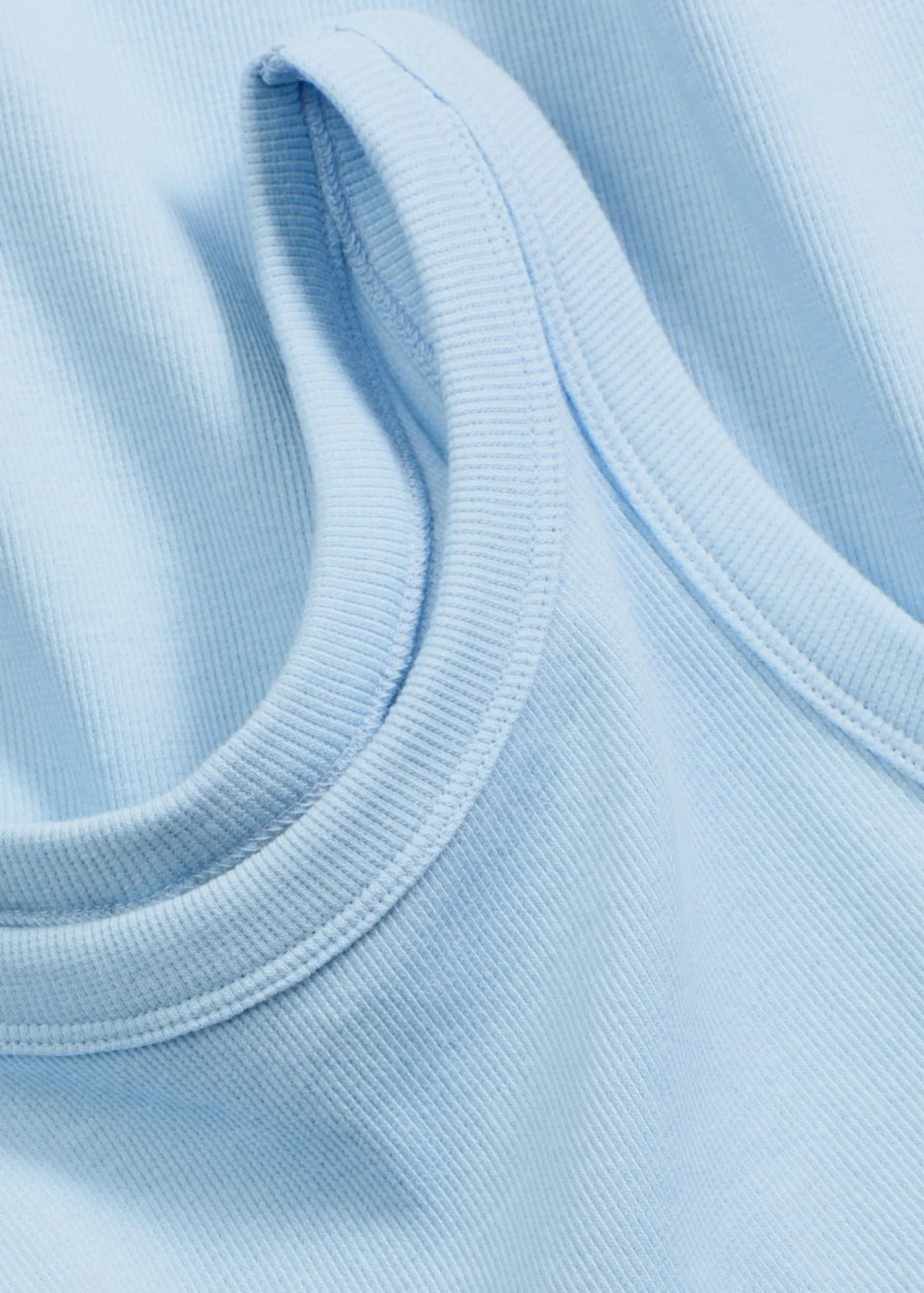 Discount Top sin mangas de canalé Mujer Camisetas Interiores|Básicos