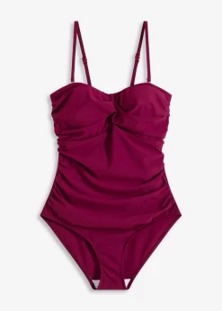 Discount Traje de baño con efecto moldeador medio y aspecto cruzado Mujer Vestidos Moldeadores|Bañadores